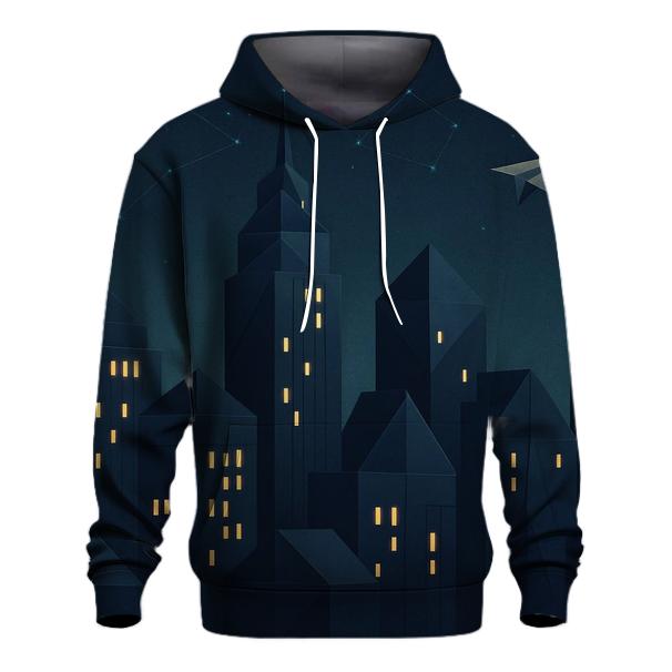 Celestial Origami Skyline lightweight hoodies