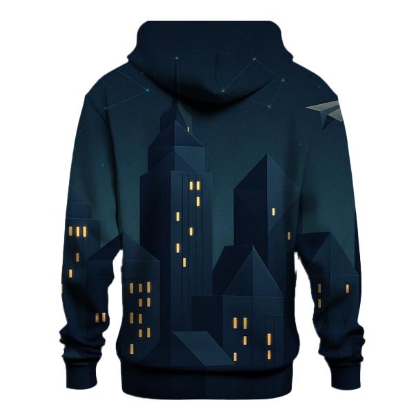 Celestial Origami Skyline lightweight hoodies