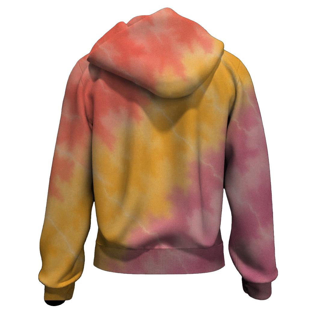 Diagonal Sunset Scrunch Field custom hoodies