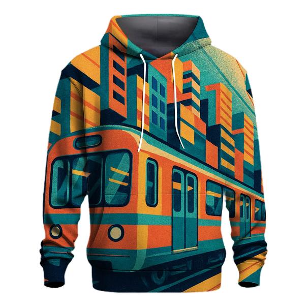 Retro Metro Mirage graphic hoodies