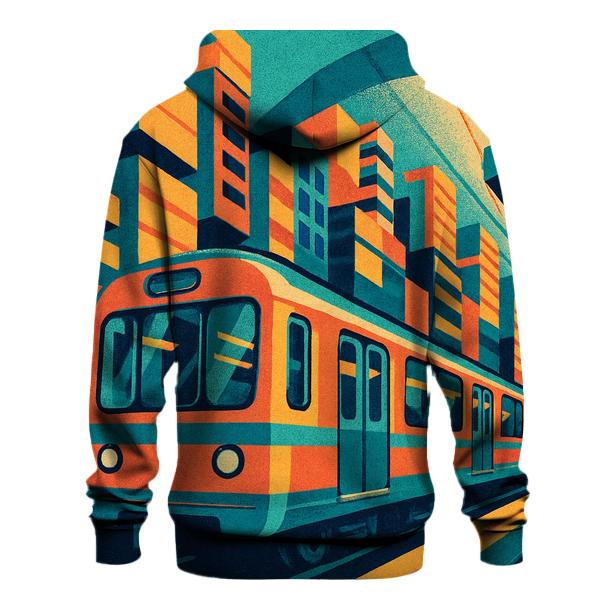 Retro Metro Mirage graphic hoodies