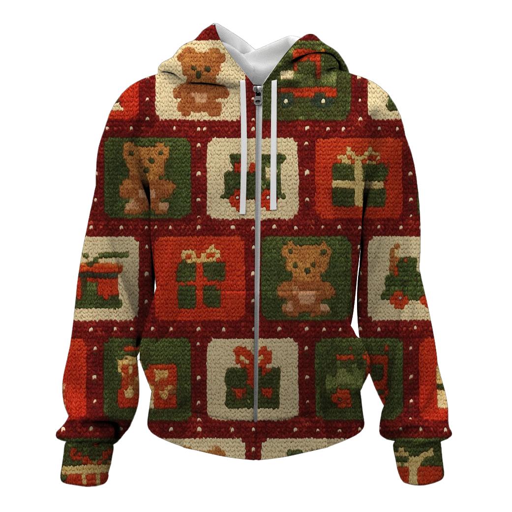 North Pole Toy Workshop Brick Design designer hoodies