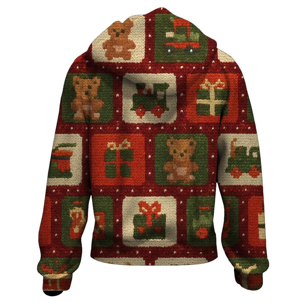 North Pole Toy Workshop Brick Design designer hoodies