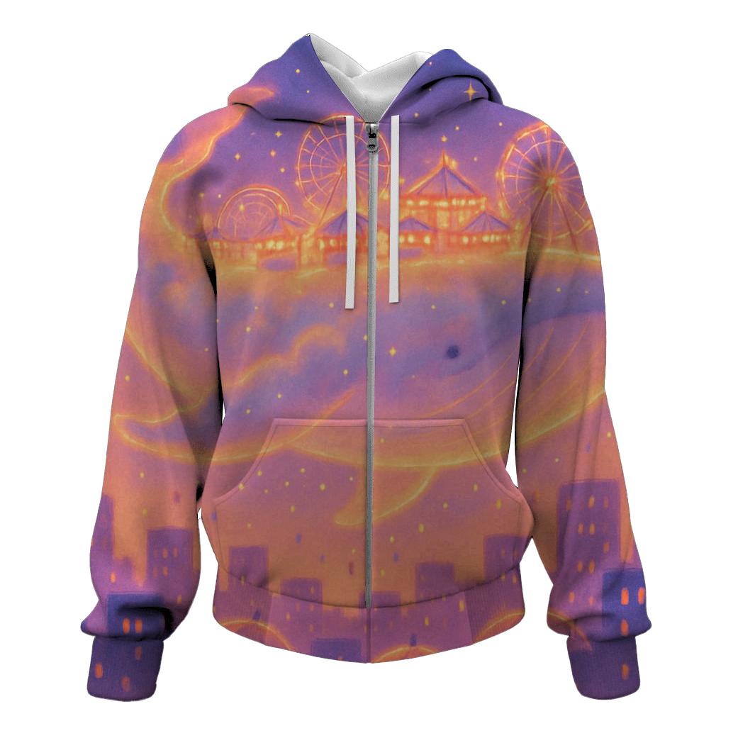 Chaotic Carnival Cloud Whale designer hoodies