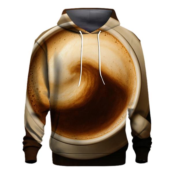 Cream Crest Cappuccino heavyweight hoodies