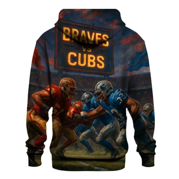 Gridiron Clash Tomahawk Rush Versus Iron Paw Line hoodie styles