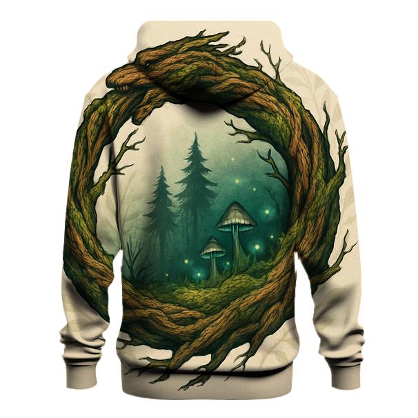 Forest Roots Ouroboros Portal hoodie styles
