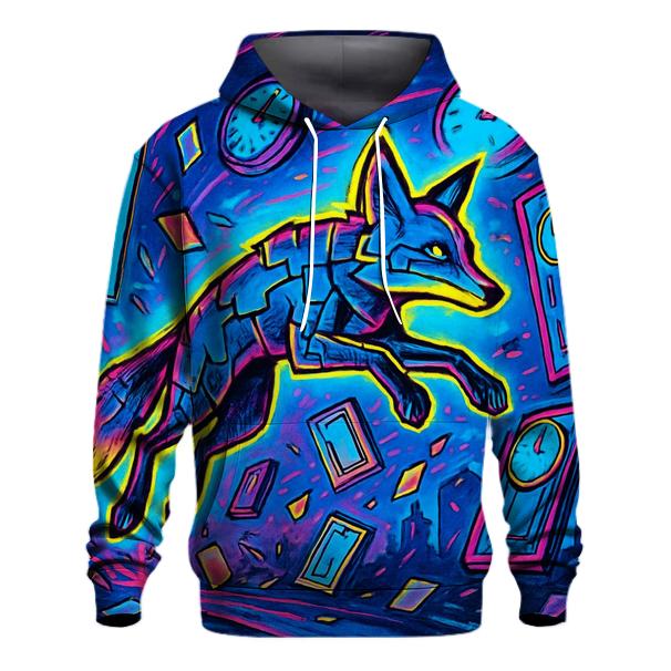 Cascade Of Coincidence Fox pullover hoodies