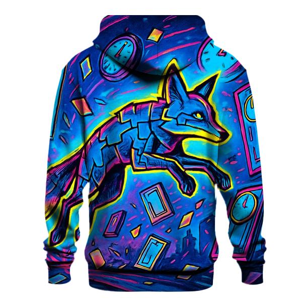 Cascade Of Coincidence Fox pullover hoodies