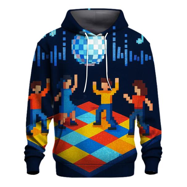 Pixel Pop Dance Floor hoodie trends