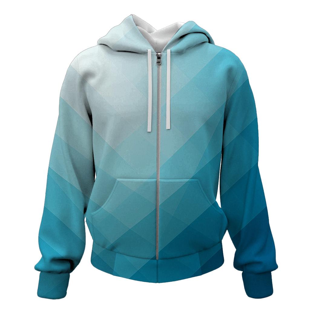 Crystal Glacial Sweep graphic hoodies