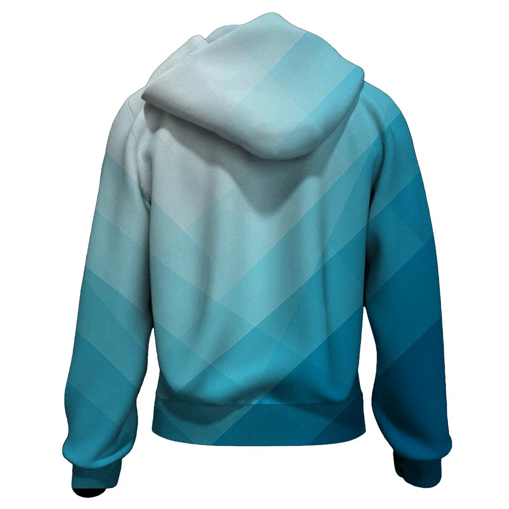Crystal Glacial Sweep graphic hoodies