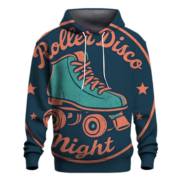 Retro Roller Disco Badge Emblem hoodies fashion