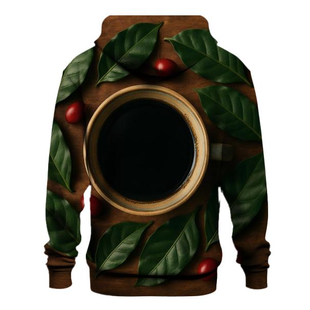 Forest Roast Leaf Cup heavyweight hoodies