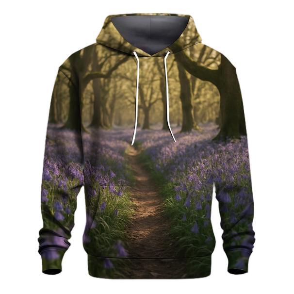 Bluebells In Ancient Woodland Hollow zip-up hoodies