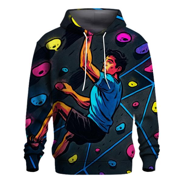 Neon Indoor Climbing Wall heavyweight hoodies