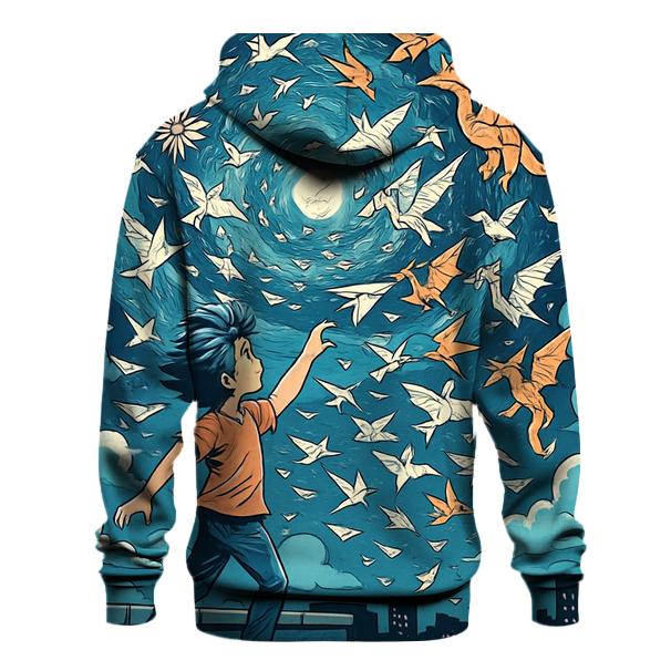 Paper Airplane Chaos Portal hoodie styles