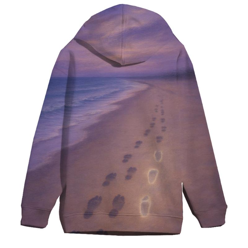 Footsteps That Walk Beside Even When Apart pullover hoodies