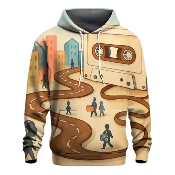 Rainbow Tape Street premium hoodies