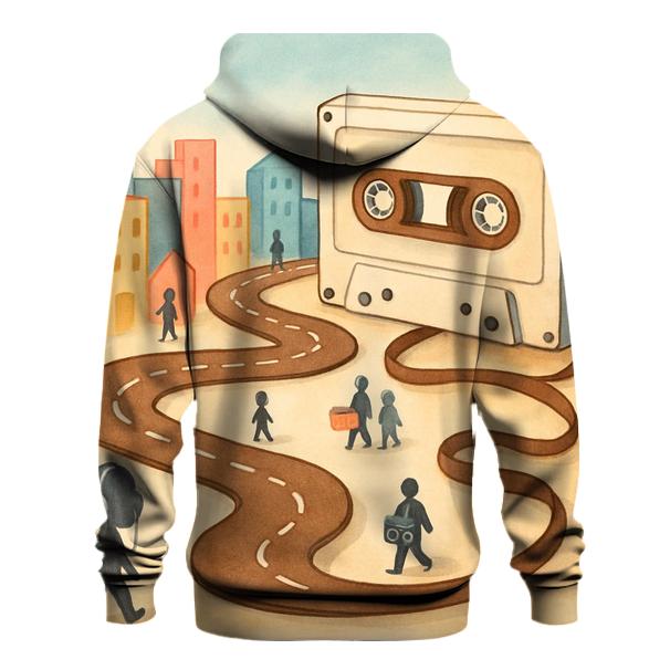 Rainbow Tape Street premium hoodies