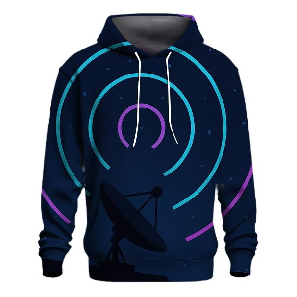 Retro Satellite Signal hoodie designs