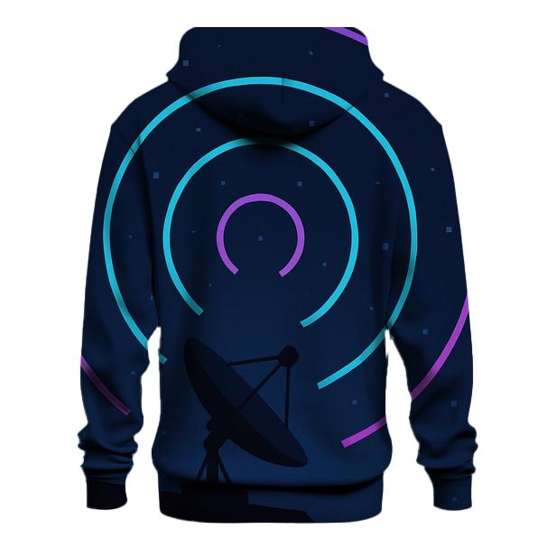 Retro Satellite Signal hoodie designs
