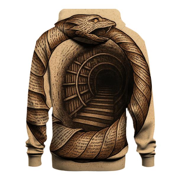 Library Of Infinite Pages Ouroboros heavyweight hoodies