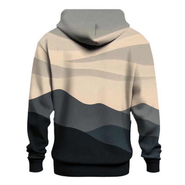 Breath And Mountain Line pullover hoodies