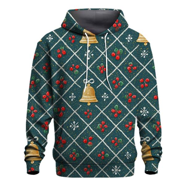 Blizzard Bell Confetti Lattice Design hoodie trends