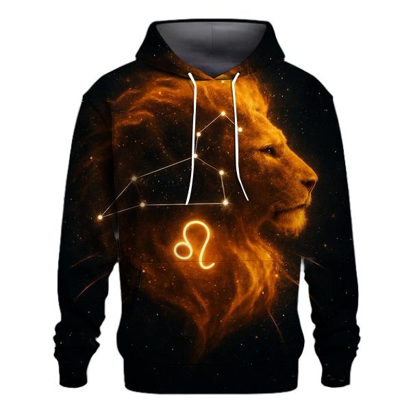 Solar Crown Leo Nebula Lion designer hoodies