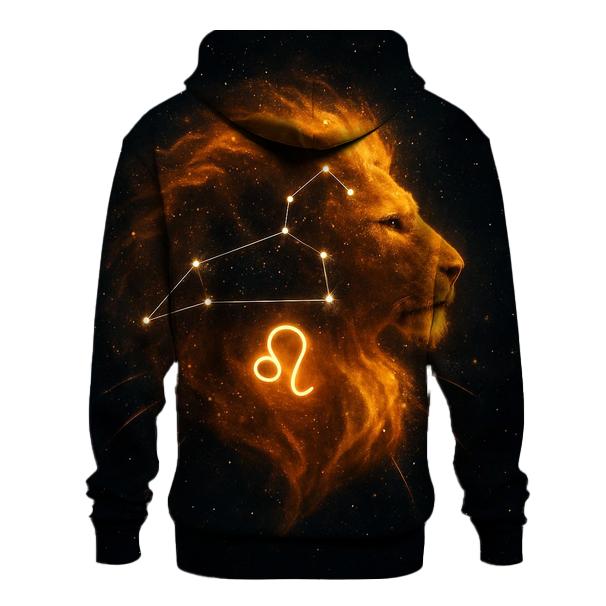 Solar Crown Leo Nebula Lion designer hoodies