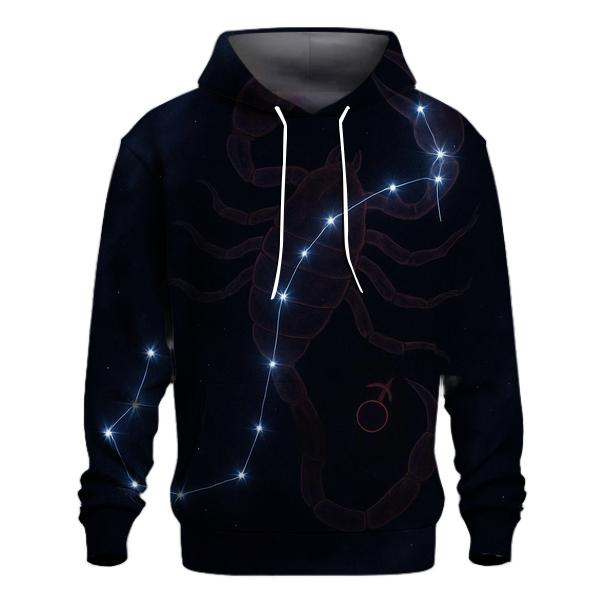 Scorpio Midnight Serpent Of Stars designer hoodies