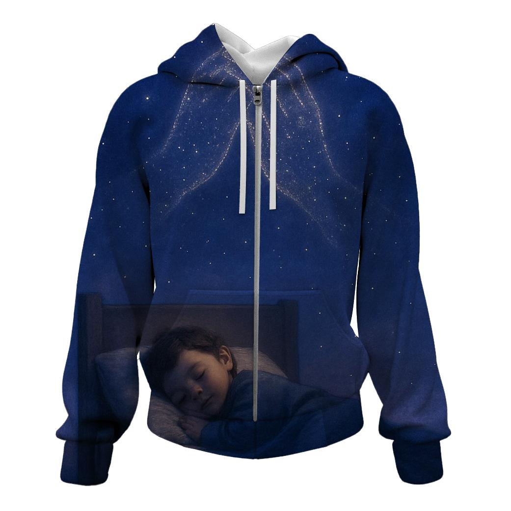 The Silent Prayer Beneath Every Tomorrow printed hoodies