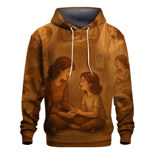 The Circle Where Stories Begin lightweight hoodies