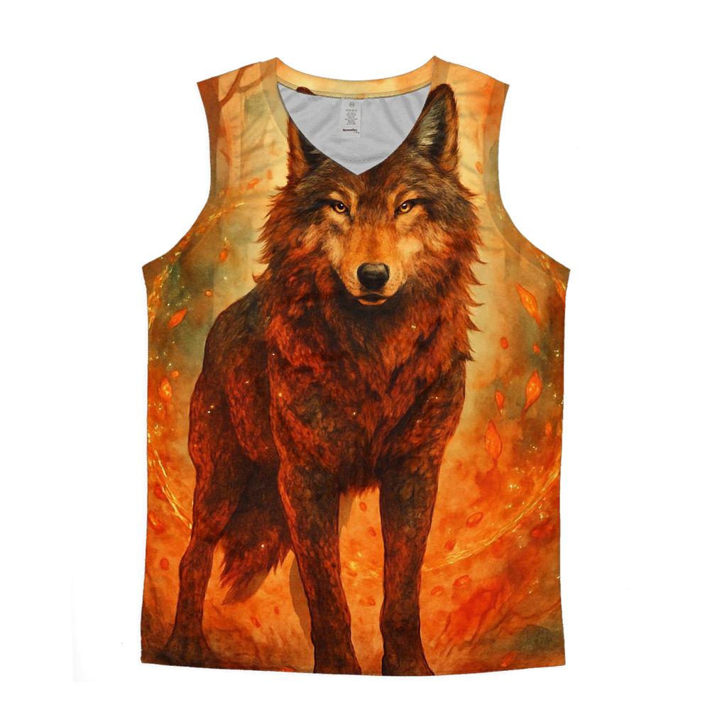 Forest Ember Guardian cotton sleeveless tops