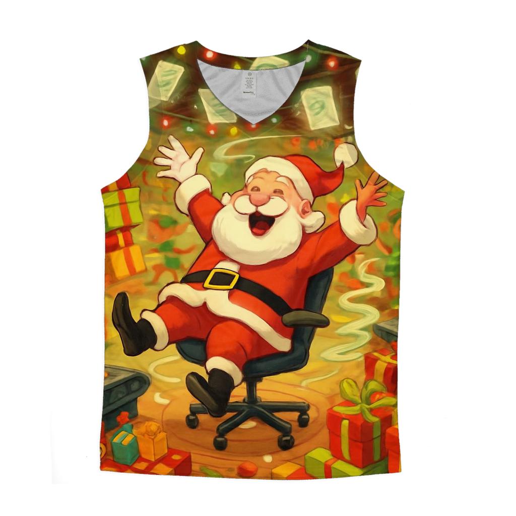 Workshop Santa Overload sports performance tank tops