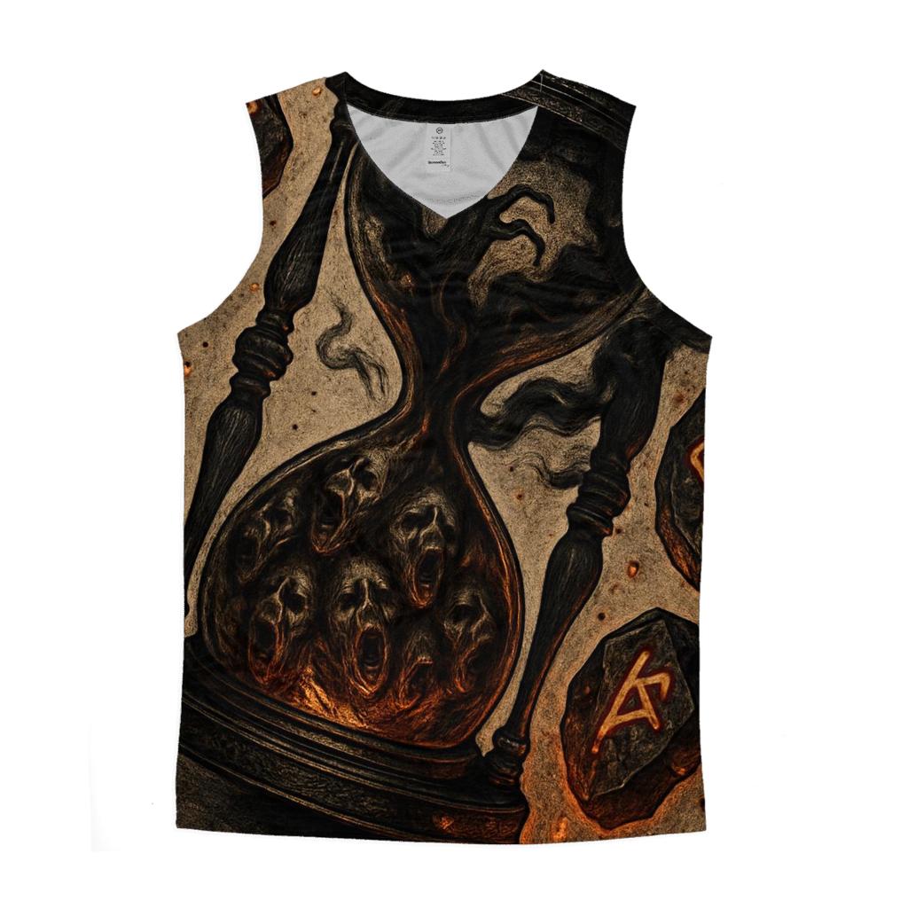 Infernal Hourglass Of Souls stylish racerback tanks