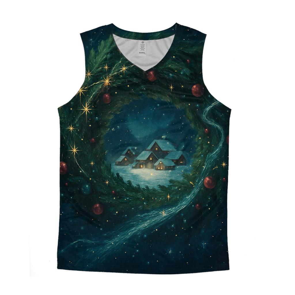 Starlight Wreath Portal graphic print tank tops