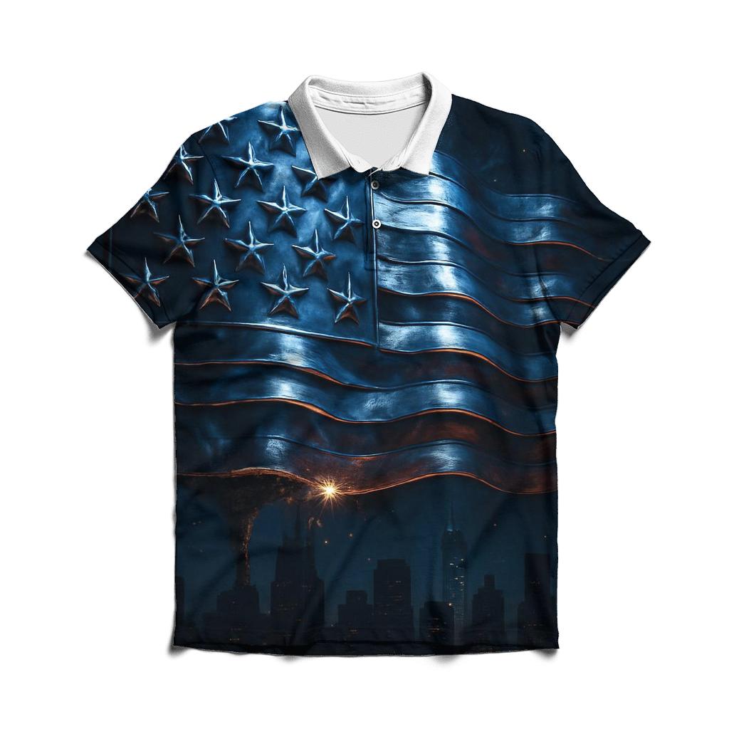 Urban Steel Starscape personalized polo shirts