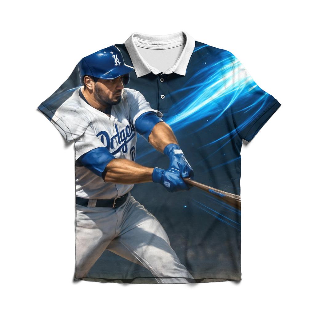 Midnight Blue Velocity Swing stylish collar polo tees