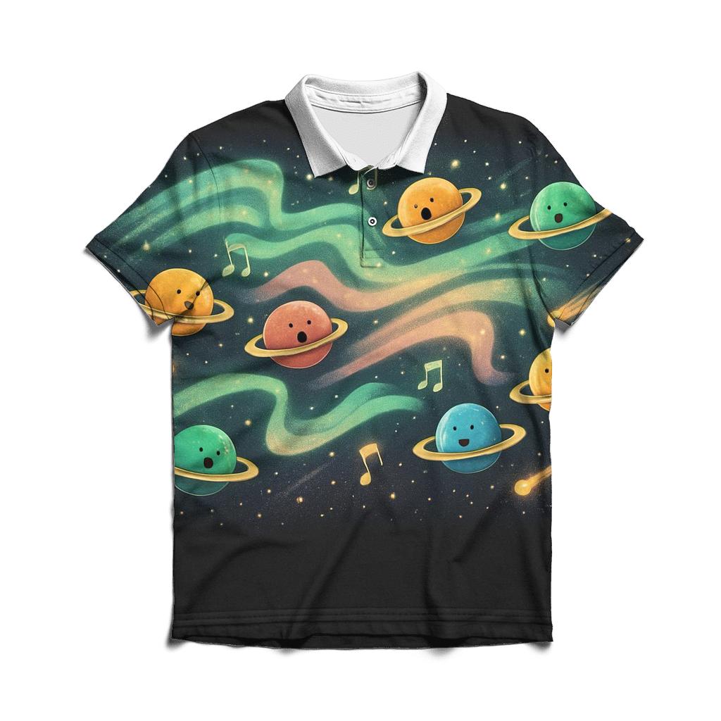 Aurora Choir Of Planets classic pique polos