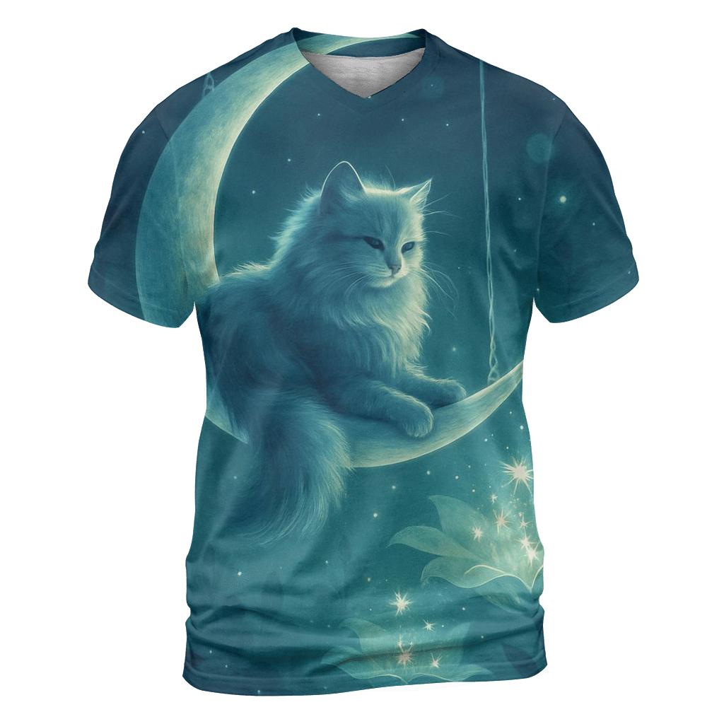 Moon Garden Cat Dreamer custom all-over print shirts