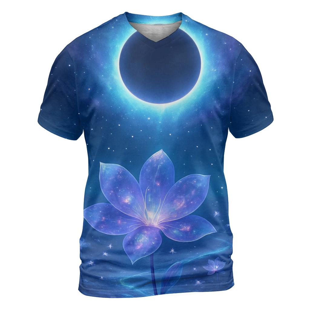 Quantum Eclipse Garden designer pattern shirts