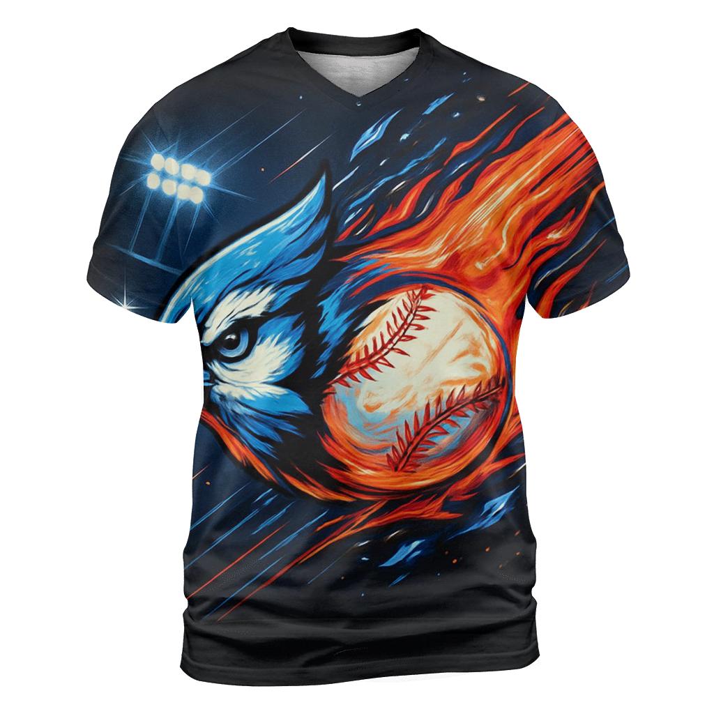 Feather Comet Trail Blue Jays Legend unique graphic print tees