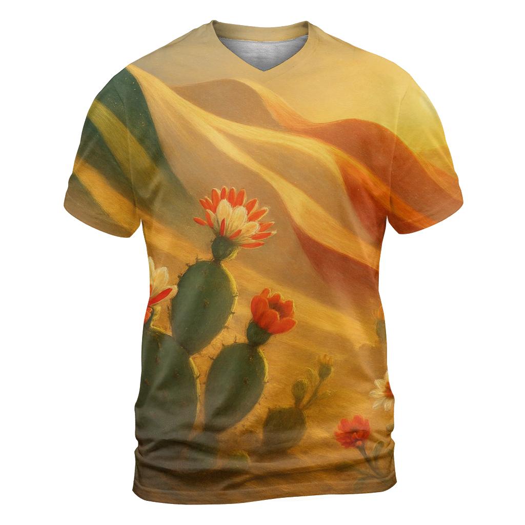 Mexican Desert Flag Bloom custom all-over print shirts