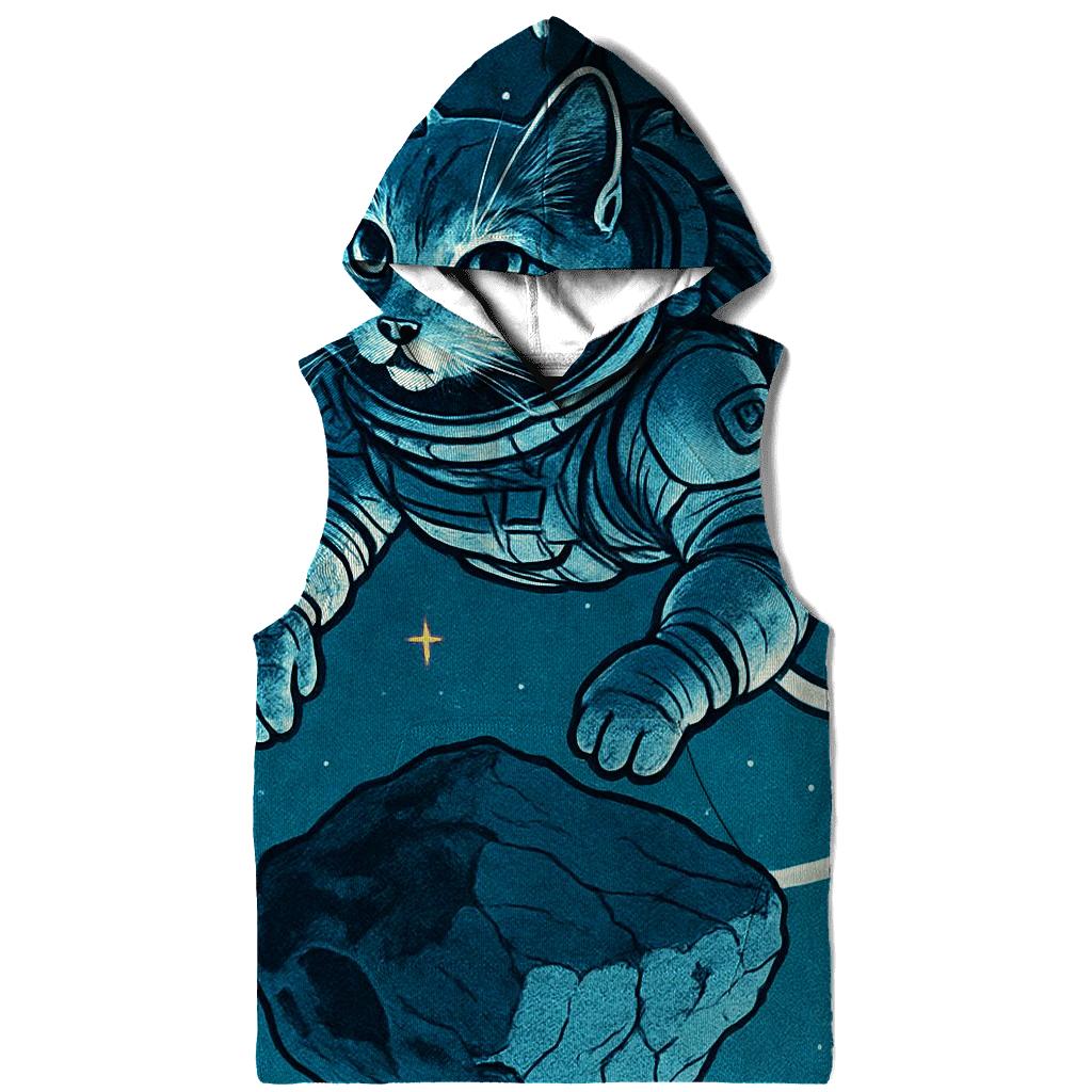 Gravity Drift Astronaut Cat pullover hoodies