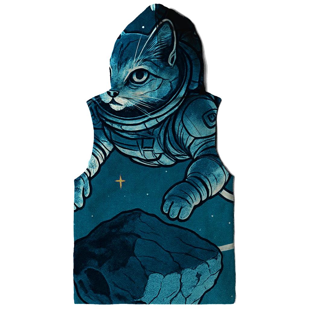 Gravity Drift Astronaut Cat pullover hoodies