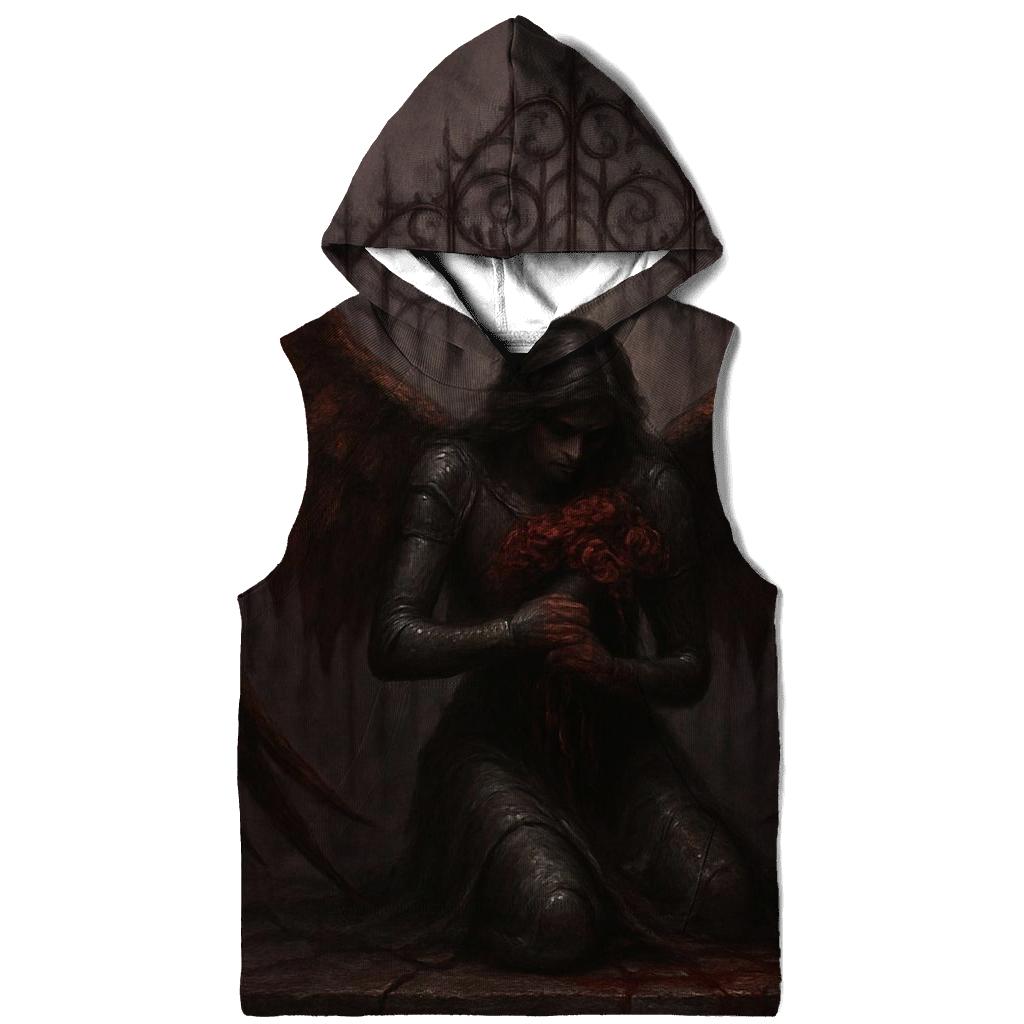 Blood Roses Of The Iron Angel printed hoodies