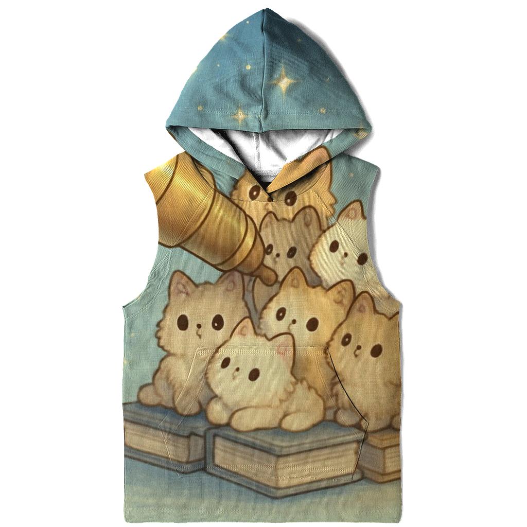 Stargazer Kitten Observatory premium hoodies