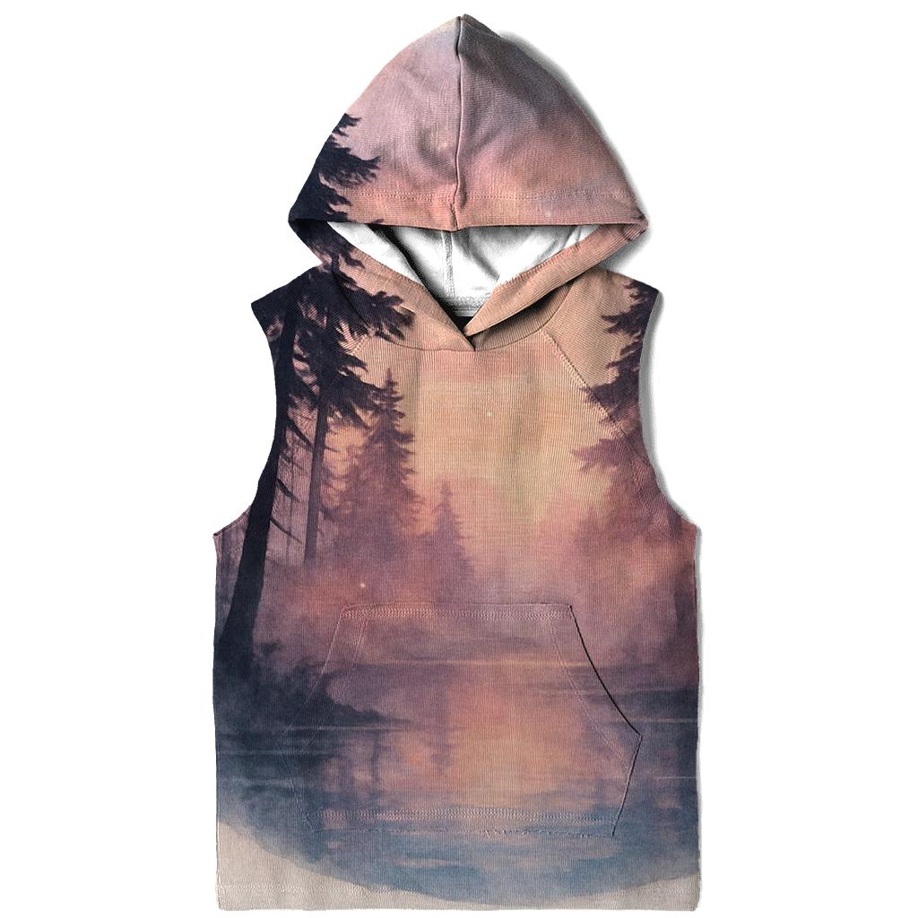 Whispering Pines At Rose Dusk zip-up hoodies